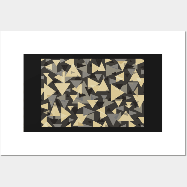 The dark side, geometric print Wall Art by KINKDesign